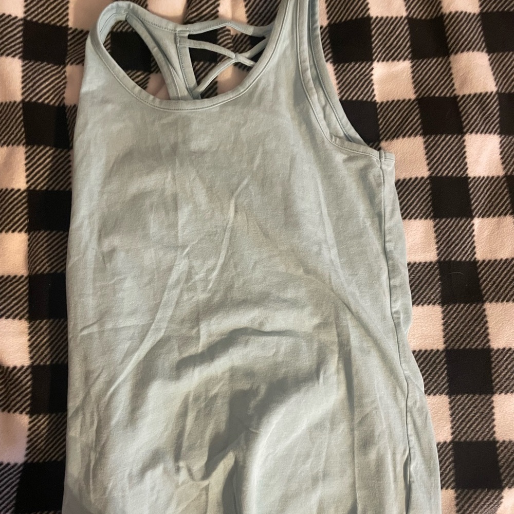 Blue tank top